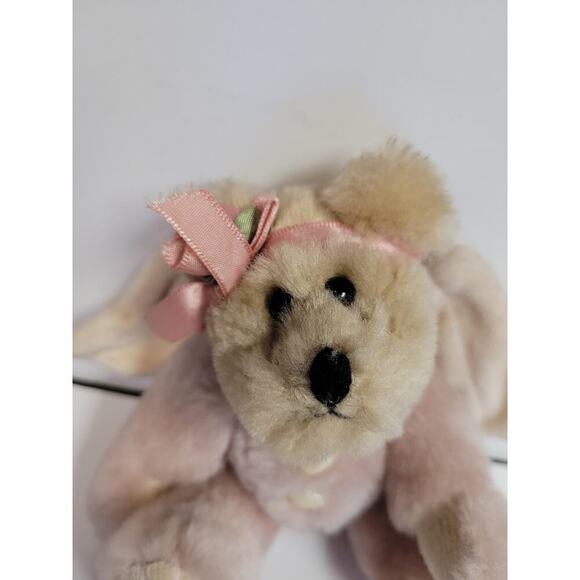 The Boyds Bear Collection Articulated Angel Christmas Ornament Plush White Tag - Picture 2 of 8